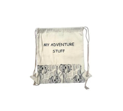 Basecamp Adventure Drawstring Bag | Handmade Kids Backpack