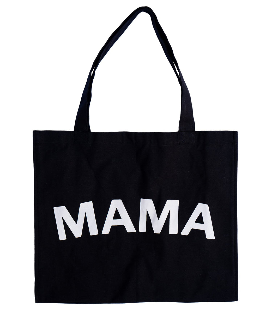 バッグ Mama life Mama tote bag - black – Imani + Kids