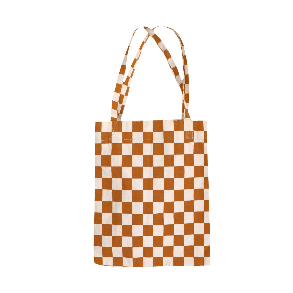 Louis Vuitton White Checkered Tote Bag