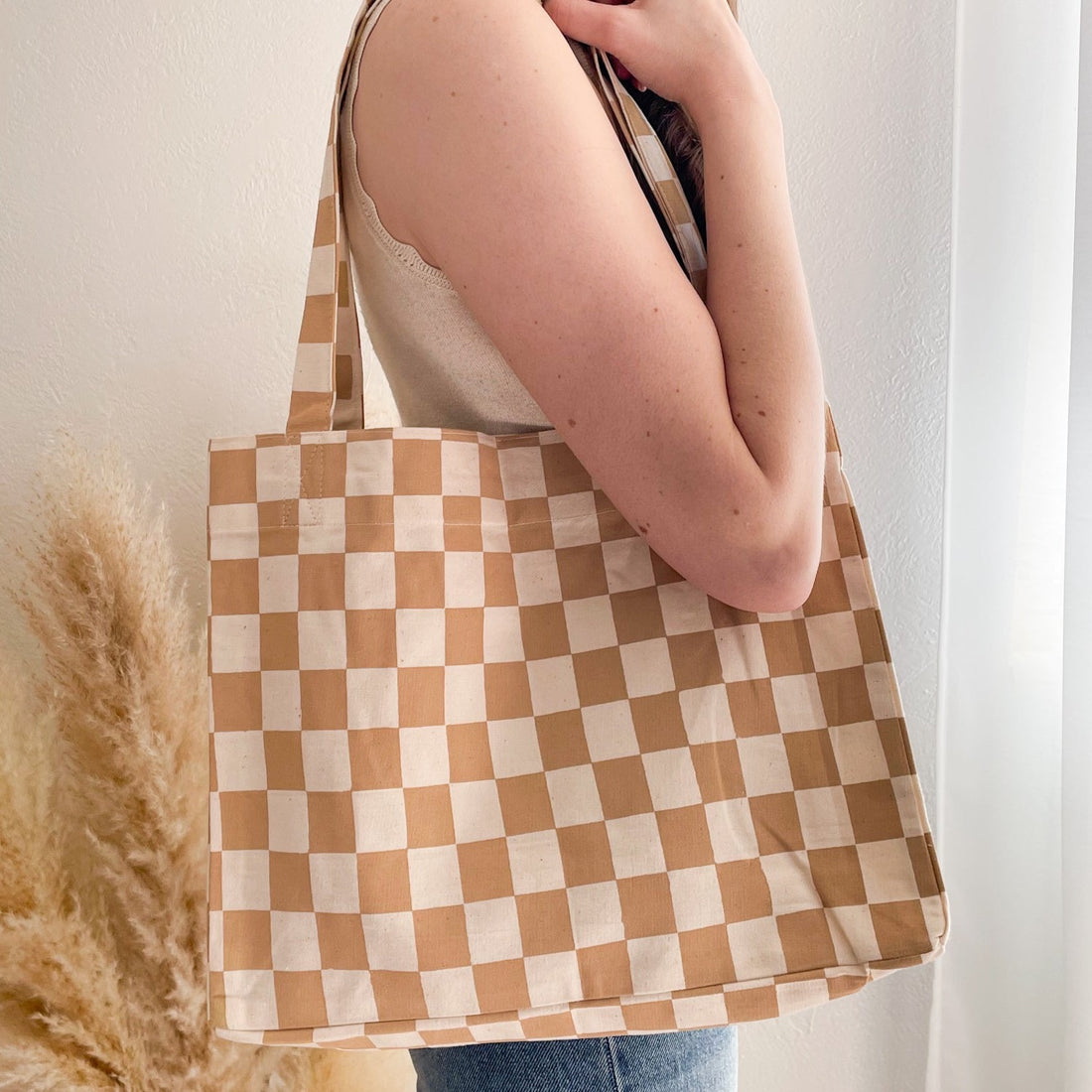 LIMITED EDITION: Checkered Tote Bag